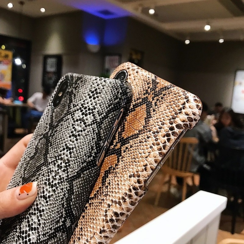 Stylish Snake Print iPhone X Phone Case Cover - Picture 5 of 7
